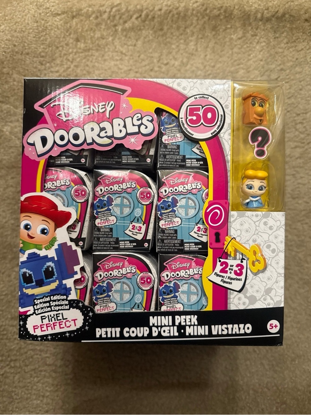 Disney Doorables Pixel Perfect Blind Boxes FULL CASE (27)